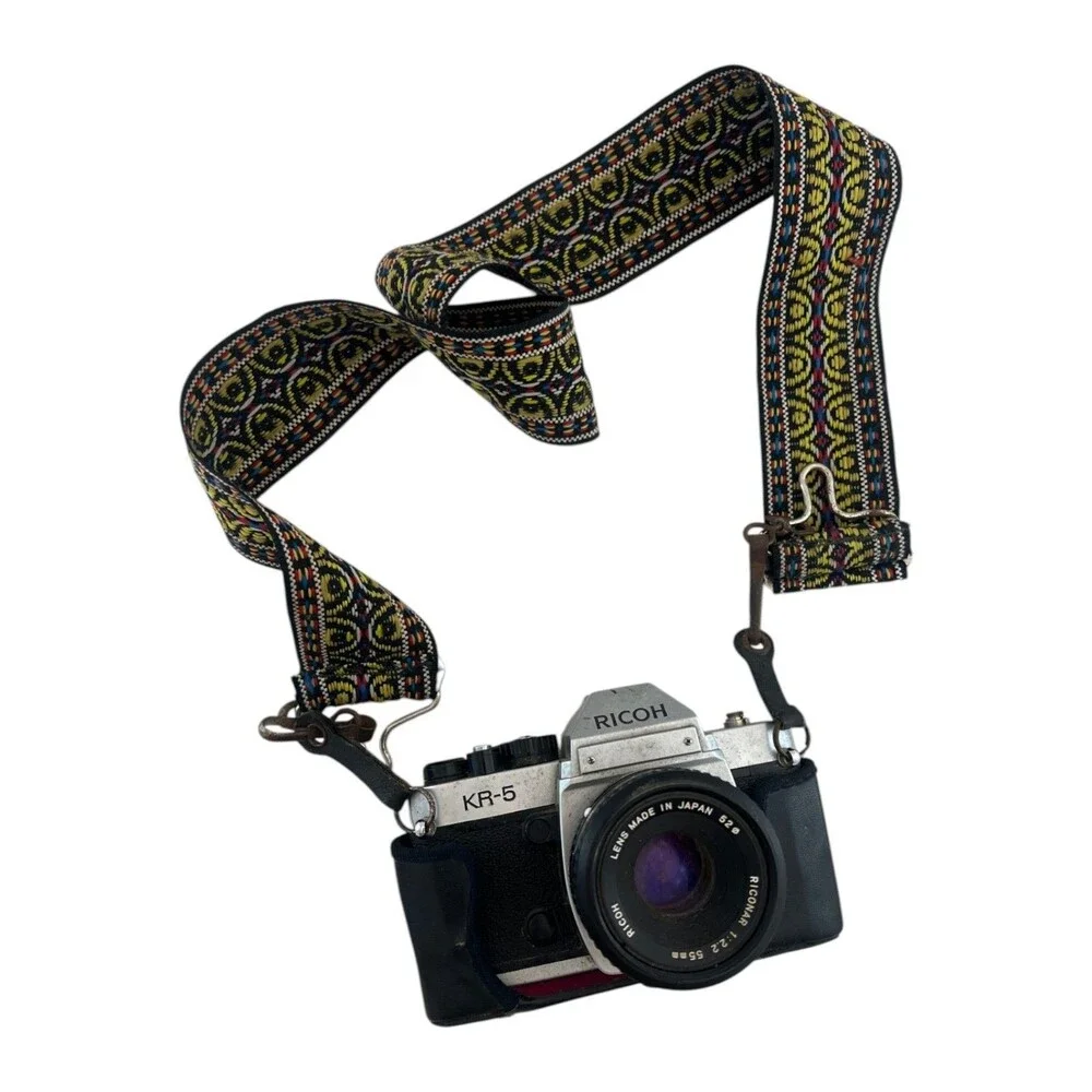 Ricoh KR-5 35mm SLR Film Camera + Lens For Parts